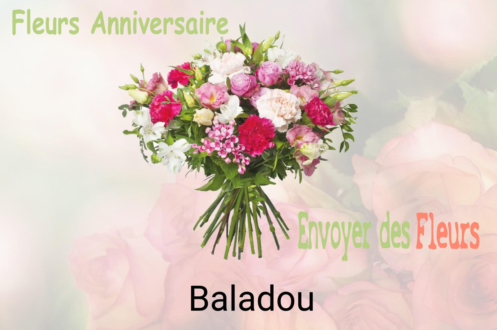 Bouquet de fleurs d’anniversaire livré à Baladou